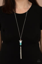Load image into Gallery viewer, Natural Novice Paparazzi Necklace - Blue
