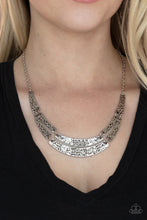 Load image into Gallery viewer, Stick To The ARTIFACTS Paparazzi Necklace - Silver
