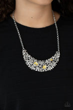 Load image into Gallery viewer, Fabulously Fragmented Paparazzi Necklace - Yellow
