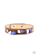 Load image into Gallery viewer, Pebble Paradise Paparazzi Leather Snap Bracelet  - Mutli
