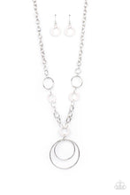 Load image into Gallery viewer, HOOP du Jour Paparazzi Necklace - White
