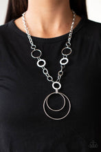 Load image into Gallery viewer, HOOP du Jour Paparazzi Necklace - White
