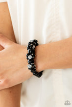 Load image into Gallery viewer, Upcycled Upscale Paparazzi Bracelet - Black
