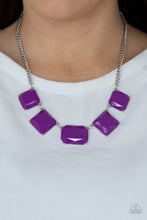 Load image into Gallery viewer, Instant Mood Booster Paparazzi Necklace - Purple
