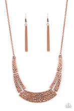 Load image into Gallery viewer, Stick To The ARTIFACTS Paparazzi Necklace - Copper
