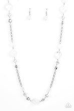 Load image into Gallery viewer, Light-Scattering Luminosity Paparazzi Necklace - White
