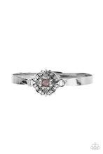 Load image into Gallery viewer, Whimsically Welcoming Paparazzi Hinged Bracelet  - Pink - Moonstone
