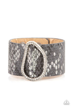 Load image into Gallery viewer, HISS-tory In The Making Paparazzi Leather Bracelet - Silver
