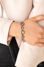 Load image into Gallery viewer, All That Mod Paparazzi Bracelet - Black - Gunmetal
