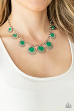 Load image into Gallery viewer, The Cosmos Are Calling Paparazzi Necklace - Green
