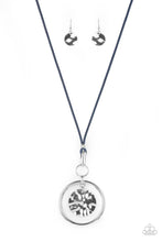 Load image into Gallery viewer, CORD-inated Effort Paparazzi Necklace - Blue
