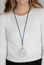Load image into Gallery viewer, CORD-inated Effort Paparazzi Necklace - Blue
