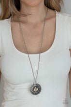 Load image into Gallery viewer, Aztec Apex Paparazzi Necklace - Brown
