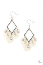 Load image into Gallery viewer, Pomp And Circumstance Paparazzi Earring - White
