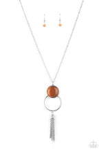 Load image into Gallery viewer, Nice To GLOW You Paparazzi Necklace - Orange - Moonstone
