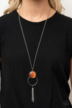 Load image into Gallery viewer, Nice To GLOW You Paparazzi Necklace - Orange - Moonstone
