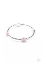Load image into Gallery viewer, Dewdrop Dancing Paparazzi Bangle Bracelet  - Pink
