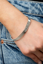 Load image into Gallery viewer, Sweetly Named Paparazzi Cuff Bracelet  - Silver - Mother's Day
