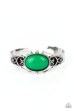 Load image into Gallery viewer, Springtime Trendsetter Paparazzi Cuff Bracelet - Green
