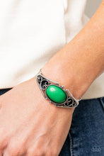 Load image into Gallery viewer, Springtime Trendsetter Paparazzi Cuff Bracelet - Green
