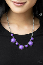 Load image into Gallery viewer, Prismatically POP-tastic Paparazzi Necklace - Purple
