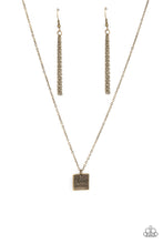 Load image into Gallery viewer, Chaos Coordinator Paparazzi Necklace - Brass
