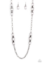 Load image into Gallery viewer, Have I Made Myself Clear? Paparazzi Necklace - Black - Gunmetal
