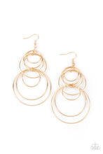 Load image into Gallery viewer, I Feel Dizzy Paparazzi Earring - Gold

