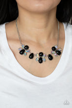 Load image into Gallery viewer, Galaxy Gallery Paparazzi Necklace - Black - Iridescent

