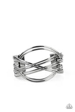 Load image into Gallery viewer, Hautely Hammered Paparazzi Cuff Bracelet  - Black - Gunmetal
