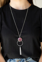 Load image into Gallery viewer, Nice To GLOW You Paparazzi Necklace - Purple - Moonstone
