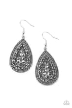 Load image into Gallery viewer, Interstellar Idol Paparazzi Earring - Silver - Hematite
