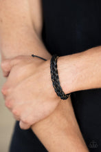 Load image into Gallery viewer, SoCal Scene Paparazzi Leather Urban Bracelet - Black
