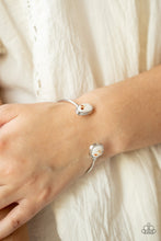 Load image into Gallery viewer, Dont BEAD Jealous Paparazzi Cuff Bracelet - White
