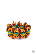 Load image into Gallery viewer, Caribbean Canopy Paparazzi Wood Bracelet  - Multi
