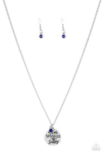 Load image into Gallery viewer, Star-Spangled Sass Paparazzi Necklace - Blue
