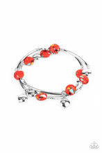 Load image into Gallery viewer, Terrazzo Territory Paparazzi Bracelet  - Red
