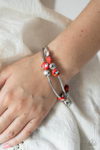 Load image into Gallery viewer, Terrazzo Territory Paparazzi Bracelet  - Red
