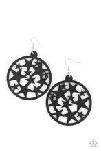 Load image into Gallery viewer, Cosmic Paradise Paparazzi Wood Star Earring - Black
