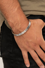Load image into Gallery viewer, Mind Games Paparazzi Men's Cuff Bracelet - Silver
