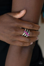 Load image into Gallery viewer, TRIPLE THE TWINKLE Paparazzi Ring - PINK
