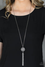 Load image into Gallery viewer, Paparazzi ♥ Rhinestone Revolution - White ♥ Necklace - September 2021 LIFE OF THE PARTY EXCLUSIVE
