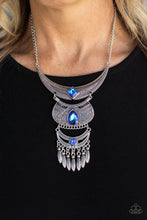 Load image into Gallery viewer, Lunar Enchantment Paparazzi Necklace - Blue
