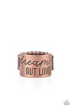 Load image into Gallery viewer, Dream Louder Paparazzi Ring - Copper
