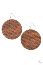 Load image into Gallery viewer, WEAVE Me Out Of It Paparazzi Earring - Brown
