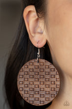 Load image into Gallery viewer, WEAVE Me Out Of It Paparazzi Earring - Brown
