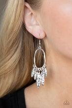 Load image into Gallery viewer, Artisan Aria Paparazzi Earring - Silver

