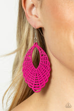Load image into Gallery viewer, Tahiti Tankini Paparazzi Wood Earring- Pink

