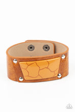 Load image into Gallery viewer, Geo Glamper Paparazzi Leather Bracelet  - Brown
