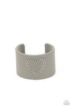 Load image into Gallery viewer, Rodeo Romance Paparazzi Leather Cuff Bracelet - Silver

